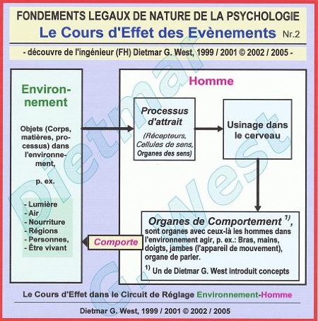 Fondements legaux de nature de la psychologie: Le cours d'effet environnement-homme (Représentation Nr. 2)